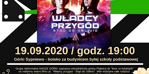 "Kino na murawie" - rozpoczynamy realizację lokalnych inicjatyw