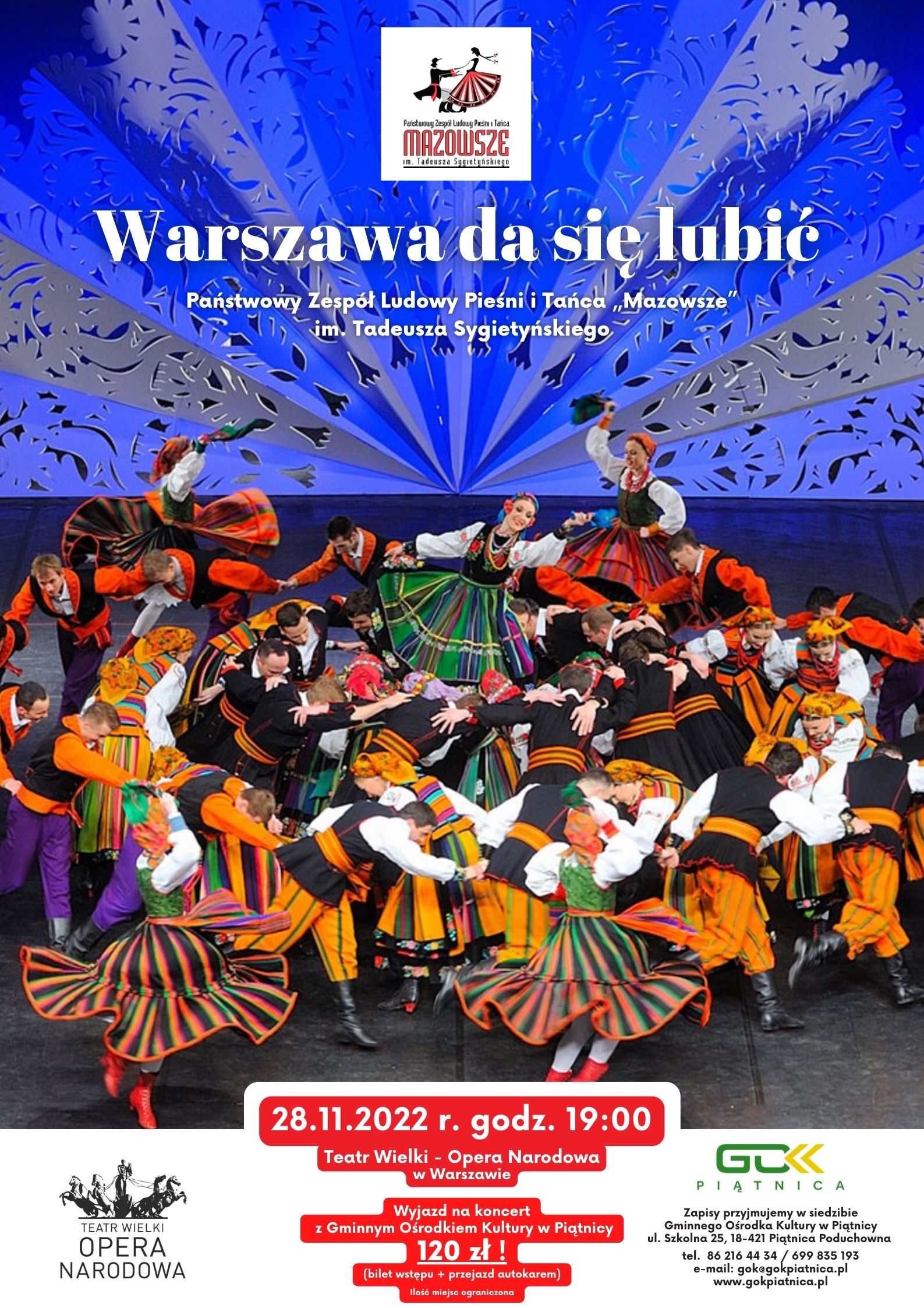 „Warszawa da się lubić” - koncert „Mazowsza”