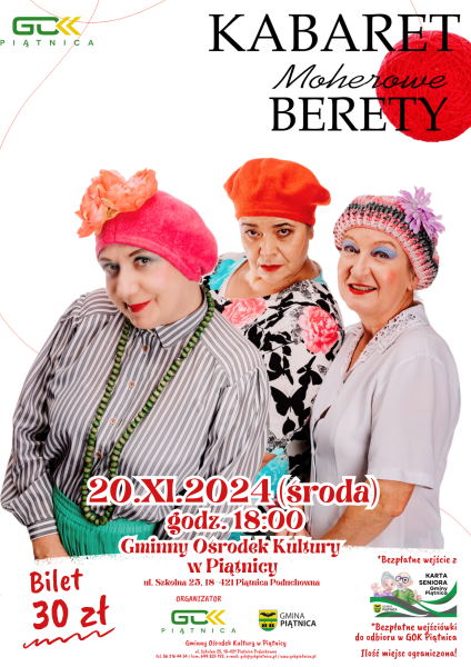 Kabaret Moherowe Berety - zaproszenie